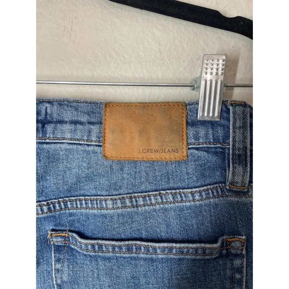 J Crew Slim Broken-in Boyfriend Jeans Size 28 Distressed K8462 Blue